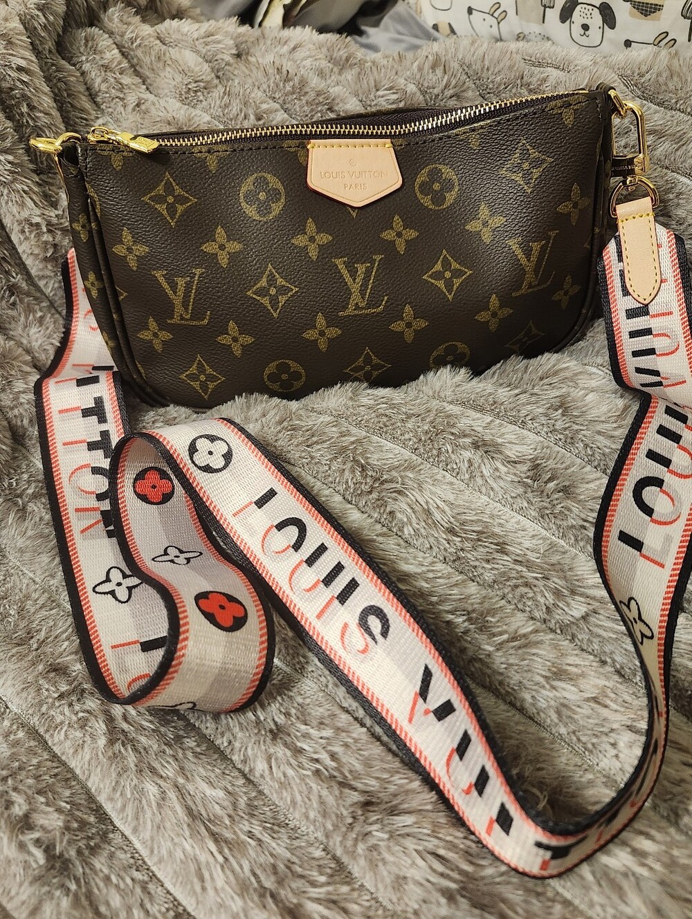 Source Unknown Monogram Purse